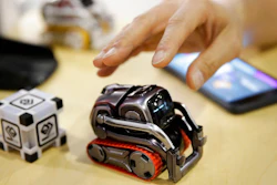 In this Jan. 10, 2018, file photo, Anki Cozmo coding robot is on display at CES International in Las Vegas. A startup that tried to advance the dream of intelligent robots in the home with its toy robot Cozmo is shutting down. San Francisco-based Anki says it’s laying off its employees on Wednesday, May 1, 2019 after failing to raise enough money to keep the business going. It’s one of several high-profile makers of consumer robots to fold in the past year.