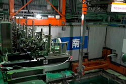 This image released by Tokyo Electric Power Co. (TEPCO) shows the operation floor above a cooling pool at Unit 3 of the Fukushima nuclear power plant in Okuma town, Fukushima prefecture, northeastern Japan, Monday, April 15, 2019. The operator TEPCO of the tsunami-wrecked Fukushima nuclear plant began removing fuel from the cooling pool at one of three reactors that melted down in the 2011 disaster, a milestone in the decades-long process to decommission the plant.