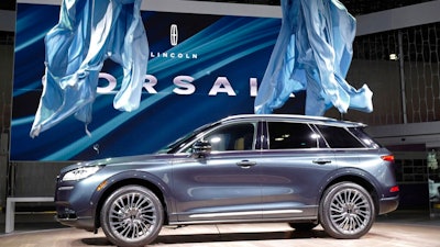 The 2020 Lincoln Corsair small SUV is revealed at the New York Auto Show, Wednesday, April 17, 2019.