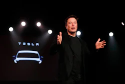 In this March 14, 2019, file photo Tesla CEO Elon Musk speaks before unveiling the Model Y at Tesla's design studio in Hawthorne, Calif. Musk appears poised to transform the company’s electric cars into driverless vehicles in a risky bid to realize a bold vision that he has been floating for years. The technology required to make that quantum leap is scheduled to be shown off to Tesla investors Monday, April 22, 2019, at the company’s Palo Alto, Calif., headquarters.