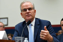 Daniel Elwell, acting administrator of the Federal Aviation Administration, testifies during a House Transportation Committee hearing on Capitol Hill in Washington, Wednesday, May 15, 2019, on the status of the Boeing 737 MAX aircraft.