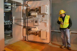 In this Oct. 27, 2015 file photo, a worker at the Blue Grass Chemical Agent Pilot Plant looks at a blast door inside the facility in Richmond, Ky. Senate Majority Leader Mitch McConnell, military leaders and Gov. Matt Bevin were in Richmond on Wednesday, May 29, 2019, to ceremonially mark the beginning of the elimination of more than 500 tons of mustard gas, sarin or VX agent stored at the Army depot.