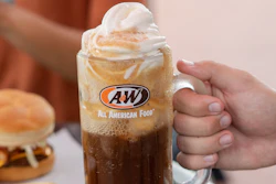 Holding Root Beer Float