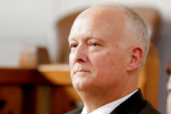 In this Jan. 10, 2019, file photo, Nebraska Attorney General Doug Peterson waits to be sworn in at the State Capitol in Lincoln, Neb. The nation's opioid addiction crisis has prompted 48 states to file lawsuits and another to say it is planning to sue the drugmakers, distributors or pharmaceutical companies. Only one state has not done so. The attorney general in Nebraska has been active in combating opioid addiction but so far has remained on the sidelines while other states and thousands of local governments have taken legal action. Some attorneys for local governments in Nebraska question whether it's the right approach.