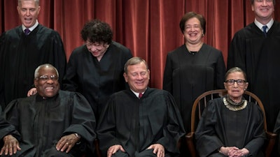 No joke: Everyone in this photo besides Chief Justice John Roberts joined together to uphold Virginia’s uranium mining ban.