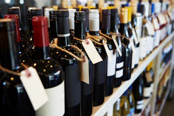 Wine Bottles In Liquor Store