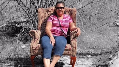 The attorney for the family of 63-year-old Francisca Gomez (pictured) argued before the court Friday that the Crookham Company committed an 'unprovoked physical aggression' against the employee.