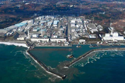 This aerial file photo shows Fukushima Dai-ichi nuclear power plant in Okuma, Japan.