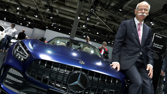 In this file photo, former Daimler CEO Dieter Zetsche poses prior to the annual shareholder meeting of the car manufacturer Daimler in Berlin, Germany.