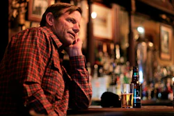 William K. 'Billy' Busch is seen sampling his Kraftig lager at O'Connell's Pub in St. Louis.