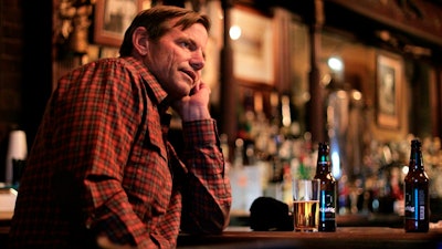 William K. 'Billy' Busch is seen sampling his Kraftig lager at O'Connell's Pub in St. Louis.
