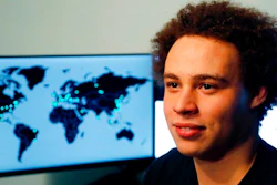 This Monday, May 15, 2017, file photo shows Marcus Hutchins, a British cybersecurity expert during an interview in Ilfracombe, England. Hutchins, credited with stopping a worldwide computer virus in 2017 is about to learn his sentence for creating malware designed to steal banking information. He appears in federal court in Milwaukee on Friday, July 26. He pleaded guilty in May to conspiring to distribute malware called Kronos from 2012 to 2015.