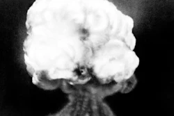 This July 16, 1945, file photo, shows the mushroom cloud of the first atomic explosion at Trinity Test Site near Alamagordo, N.M. A compensation program for those exposed to radiation from years of nuclear weapons testing and uranium mining would be expanded under legislation that seeks to address fallout across the western United States, Guam and the Northern Mariana Islands.