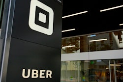 This June 21, 2017, file photo shows the building that houses the headquarters of Uber, in San Francisco. Uber is laying off 400 employees in marketing, about a quarter of the marketing team's global workforce of 1,200 people. The move, announced Monday, July 29, 2019, follows a leadership shake-up in June when CEO Dara Khosrowshahi combined the company's marketing, communications and policy teams.