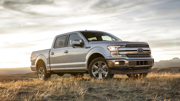 This undated photo provided by Ford shows the 2019 F-150. The F-150 differs from the competition in its wholesale use of aluminum for the truck's body and bed, which results in a lighter truck.