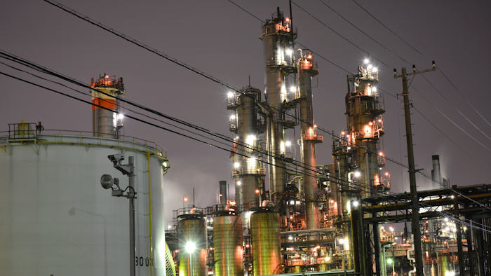 Oil Refinery At Night 000064533213 Medium