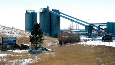 In a Jan. 21, 2016, file photo, the Belle Ayr Mine stands near Gillette, Wyo. Two coal mines in Wyoming and one in West Virginia owned by a company in bankruptcy could reopen if a judge approves a purchase offer. Court documents show Bristol, Tennessee-based Contura Energy has offered $20.6 million for the mines owned by Milton, West Viginia-based Blackjewel LLC. The mines have been closed since Blackjewel filed for bankruptcy July 1, 2019.
