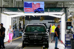 In this June 24, 2019, file photo Ford's employees work on a Lincoln Aviator line at Ford's Chicago Assembly Plant in Chicago's Hegewisch neighborhood. On Thursday, Aug. 15, the Federal Reserve reports on U.S. industrial production for July.