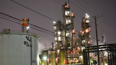 Oil Refinery At Night 000064533213 Medium
