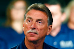 This July 14, 2015 file photo shows Norwood Jewell, Vice President of the Fiat Chrysler Automobiles US Department, United Auto Workers, during the opening of contract negotiations in Detroit. Jewell, has been sentenced to 15 months in prison in a scheme that funneled cash from a job training center in Detroit toward personal uses. Jewell appeared Monday, Aug. 5, 2019 in U.S. District Court in Detroit, and is the highest ranking labor official charged and the eighth person sentenced in the ongoing investigation into illegal payoffs to UAW officials.