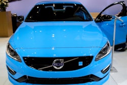 In this Feb. 6, 2014, file photo, Volvo displays the S60 Polestar during the media preview of the Chicago Auto Show at McCormick Place in Chicago. Volvo’s performance electric car brand, Polestar, has opened a factory in China to produce a gasoline-electric hybrid for export to Europe and the United States.