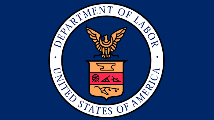 Flag Of The United States Department Of Labor (1915 1960)