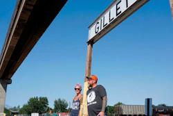 In this Thursday, Sept. 5, 2019 photo shows warehouse technician Melissa Worden, left, and heavy equipment operator Rory Wallet, in downtown Gillette, Wyo. The shutdown of Blackjewel LLC's Belle Ayr and Eagle Butte mines in Wyoming since July 1, 2019, has added yet more uncertainty to the Powder River Basin's struggling coal economy. Both Worden and Wallet wonder if they will get their old jobs back.