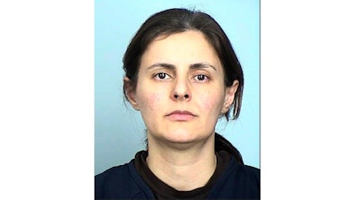 This undated file photo provided by the Sherburne County Sheriff's Office shows Negar Ghodskani, an Iranian citizen, who was sentenced Tuesday, Sept. 24, 2019, in Minnesota to 27 months in federal prison for her role in an alleged conspiracy to illegally export restricted technology from the U.S. to Iran. Ghodskani, 40, pleaded guilty last month to one count of conspiracy to defraud.