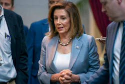 Speaker of the House Nancy Pelosi, D-Calif., arrives for a closed-door meeting with the House Democratic Caucus, Wednesday, Sept. 18, 2019, at the Capitol in Washington.