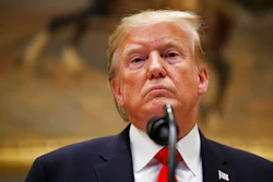 President Donald Trump speaks in the Roosevelt Room of the White House, Wednesday, Sept. 4, 2019, in Washington, to announce state opioid response grants.