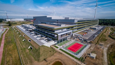 Nike's new distribution center in Ham, Belgium operates entirely on renewable energy sources.