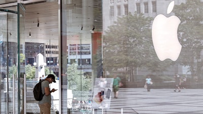 This July 24, 2019 file photo shows an Apple Store in Chicago.