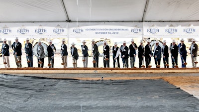 Ben E. Keith groundbreaking in New Brockton, AL on Wednesday.