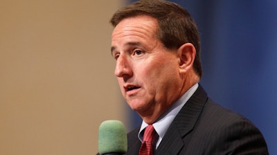 In this June 30, 2011 file photo, Oracle president Mark Hurd at an Oracle event in Redwood City, Calif. Oracle as confirmed Hurd has died, Friday, Oct. 18, 2019. He was 62. Hurd had led two high-profile Silicon Valley companies, computer maker Hewlett-Packard as well as software company Oracle.
