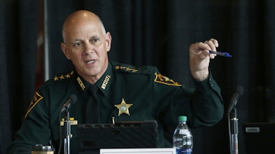 Pinellas County Sheriff Bob Gualtieri at a meeting in Sunrise, Fla., June 7, 2018.