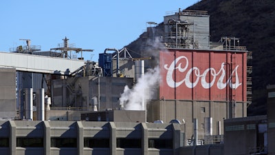 The Coors brewery in Golden, Colorado. The Coors Golden brewery is the largest single beer brewing facility in the world.