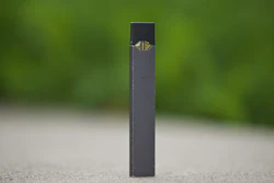 This April 16, 2019 file photo shows a Juul vape pen in Vancouver, WA.