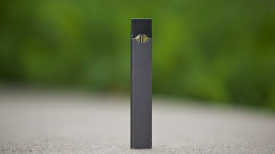 This April 16, 2019 file photo shows a Juul vape pen in Vancouver, WA.