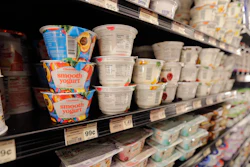 This July 11, 2018 file photo shows yogurt on display at a grocery store in River Ridge, LA.