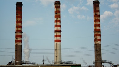 In this picture taken Aug. 17, 2012, Italy's largest steel plant is seen in Taranto, Italy.
