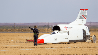Hitting 501 miles per hour in South Africa’s northern desert, the Bloodhound became one of the world’s 10 fastest cars this week.