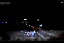 This file image made from video March 18, 2018, of a mounted camera provided by the Tempe Police Department shows an exterior view moments before an Uber SUV hit a woman in Tempe, Ariz. The chairman of the National Transportation Safety Board says Uber had an ineffective safety culture when one of its autonomous test vehicles ran down and killed a pedestrian last year in Tempe, Arizona. Robert Sumwalt said at a hearing Tuesday, Nov. 19, 2019, on the March 2018 crash that Uber didn’t continually monitor its operations and it had de-activated its Volvo SUV’s automatic emergency braking system. Uber’s own system also didn’t have the ability to brake automatically, relying on a human backup driver to do the braking.