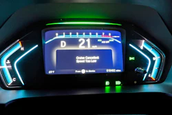 This undated photo provided by Edmunds shows how adaptive cruise control can deactivate under predetermined speeds and in certain vehicles. Adaptive cruise control, once only seen on luxury vehicles, has now become increasingly available on entry-level models.