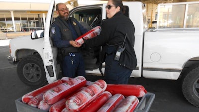 CBP seizes bologna in El Paso.
