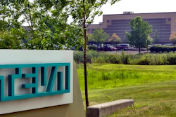In this July 25, 2005 file photo, the offices of Teva Pharmaceuticals North America are seen in Horsham, Pa. At least a half-dozen companies that make or distribute prescription opioid painkillers are facing a federal criminal investigation of their roles in a nationwide addiction and overdose crisis. The Wall Street Journal first reported the investigation Tuesday, Nov. 26, 2019, citing unnamed sources familiar with the probe.