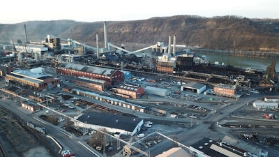 United States Steel's Clairton, PA factory.