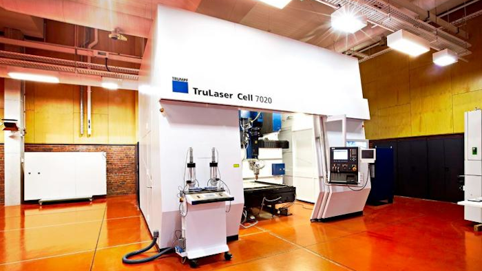 The Trumpf 3D printer used in the experiments at RMIT University's Advanced Manufacturing Precinct.
