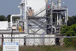 This June 15, 2018, file photo shows the Chemours Company's PPA facility at the Fayetteville Works plant near Fayetteville, N.C.