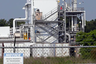 This June 15, 2018, file photo shows the Chemours Company's PPA facility at the Fayetteville Works plant near Fayetteville, N.C.