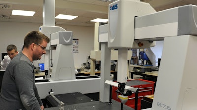 The two ALTERA 8.7.6 CMMs installed in the measurement laboratory at Continental Chassis & Safety in Veszpren, Hungary.